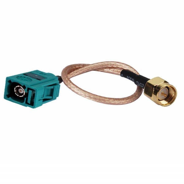sma-gps-extension-cable-assembly-fakra-z-female-to-sma-male-adapter-rg316-pigtail-cable Fakra连接器厂家专供FakraZ型母头转SMA公头RG316组装线束10CM