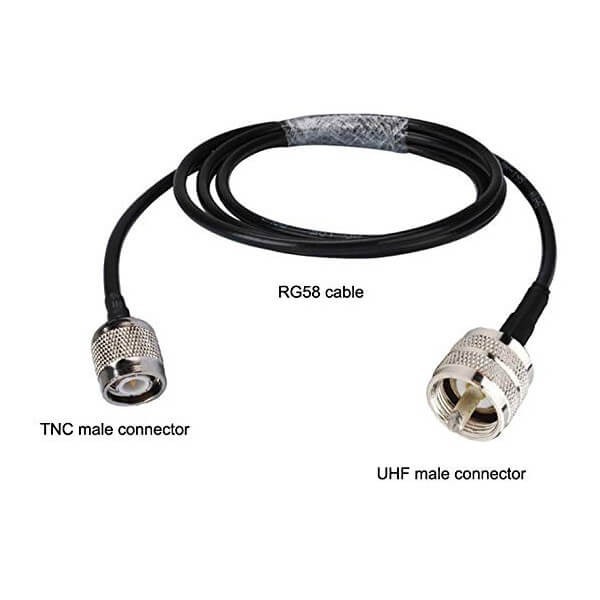 tnc-connector-rg58-coaxial-cable-assembly-50cm-to-pl259-uhf-connector-for-wireless-antenna(1) TNC接头天线延长线RG58转UHF PL259接头线长50CM