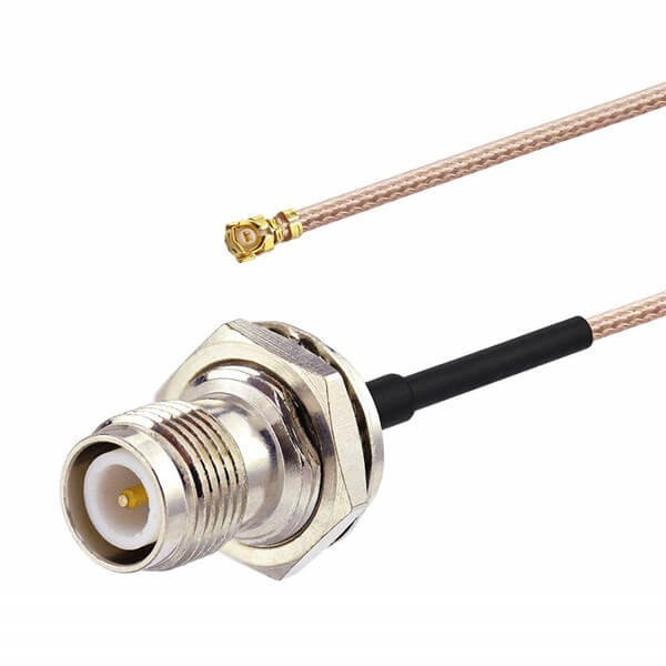 tnc-connector-rp-female-bulkhead-to-ipx-ufl-rf-coaxial-cable-rg178-20cm(3) TNC连接器接头母头转IPEX接RG178线20CM