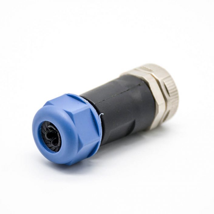 31 (2) 7/8连接器3芯母头接线焊线直式组装不带屏蔽