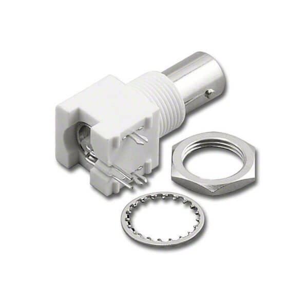 EB-001-0048 50欧姆bnc 弯式射频同轴母头 PCB