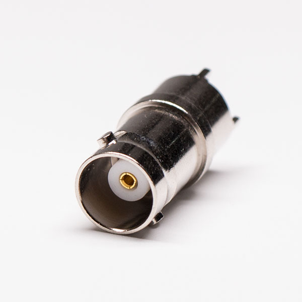 EB-001-0117 BNC母接头同轴连接器直式PCB板端直插