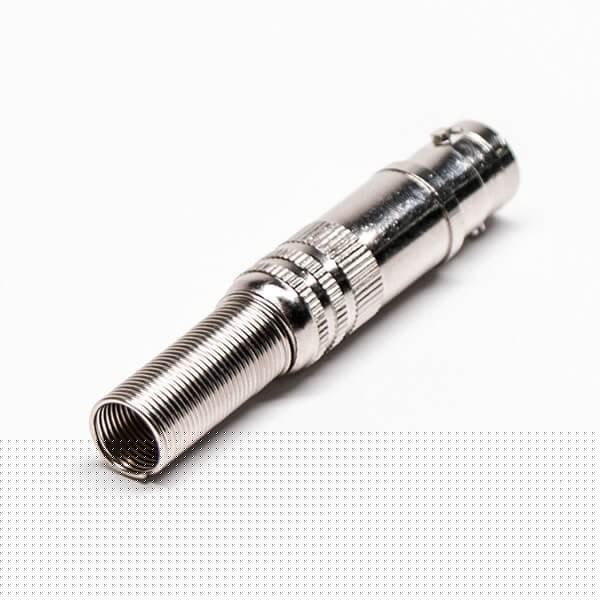 EB-001-0121 BNC母接头插座RF射频连接器直式锁线式