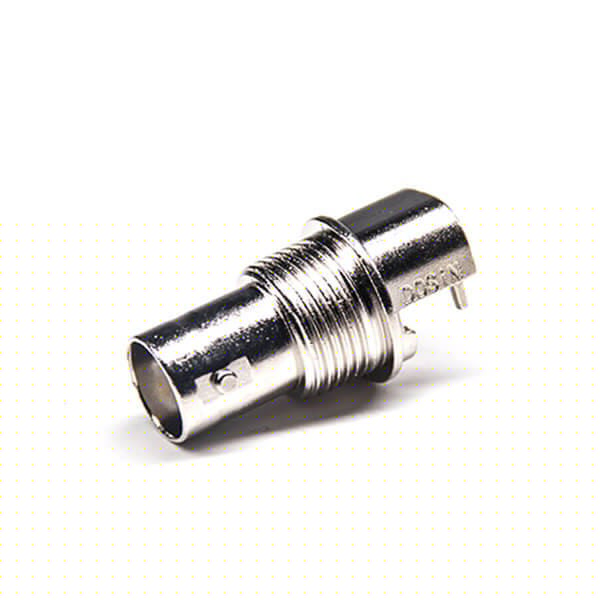 EB-001-0162 BNC面板安装连接器弯式90度SMT+插孔接PCB板