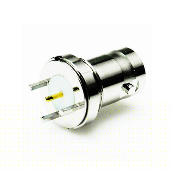 EB-001-0212 BNC母头插板直式连接器75Ohm镀镍接PCB板