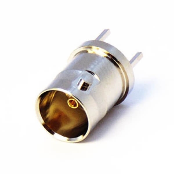 EB-001-0250 穿墙BNC连接器母头直式接PCB板端插座