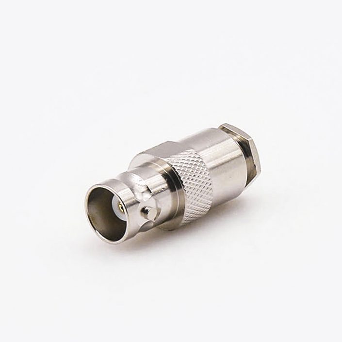EB-001-0315 用于RG58/RG142接线BNC螺母锁紧型母头直式连接器