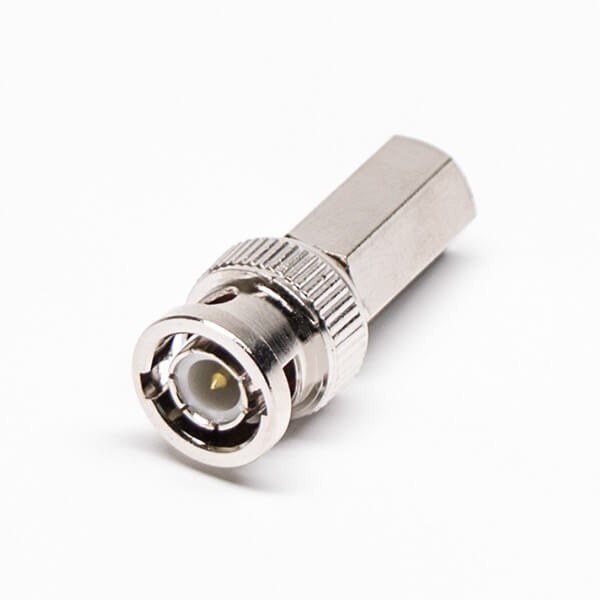 bnc-connector-plug-rf-coaxial-connector-male-clamp-type-to-cable(5) BNC公头同轴连接器器插头螺母紧锁接线