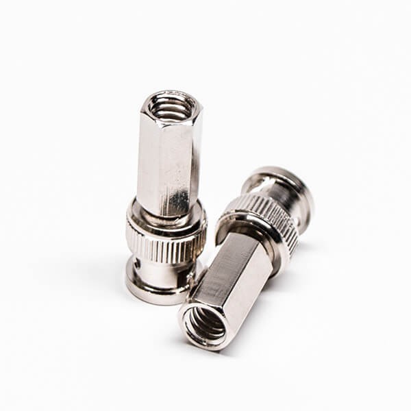 bnc-connector-plug-rf-coaxial-connector-male-clamp-type-to-cable(9) BNC公头同轴连接器器插头螺母紧锁接线
