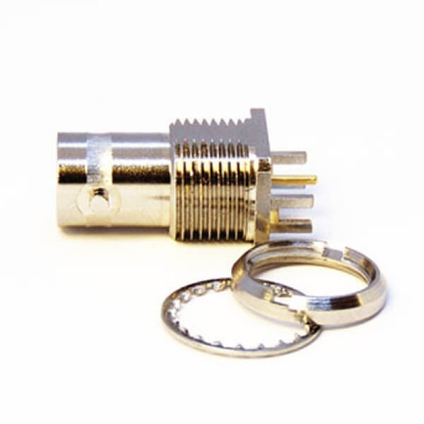bulkhead-female-bnc-180-edge-mount-for-pcb-mount-nickel-plating-75ohm(7) 直式75欧姆连接器BNC母头穿墙式接PCB板卡板75欧姆