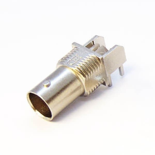 hd-sdi-bnc-connector-75ohm-female-for-pcb-mount-8mm-leg-90-degree-dip-type-nickel-plating(12) BNC连接器镀镍弯式母头穿孔式接PCB板厚度8mm