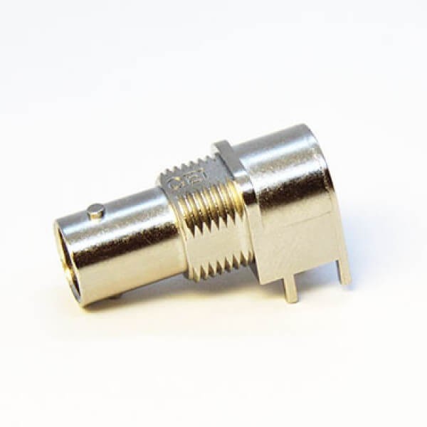 hd-sdi-bnc-female-connector-90-degree-front-bulkbead-for-pcb-mount-through-hole-(1) 90度板端BNC连接器前锁穿墙穿孔式接PCB板