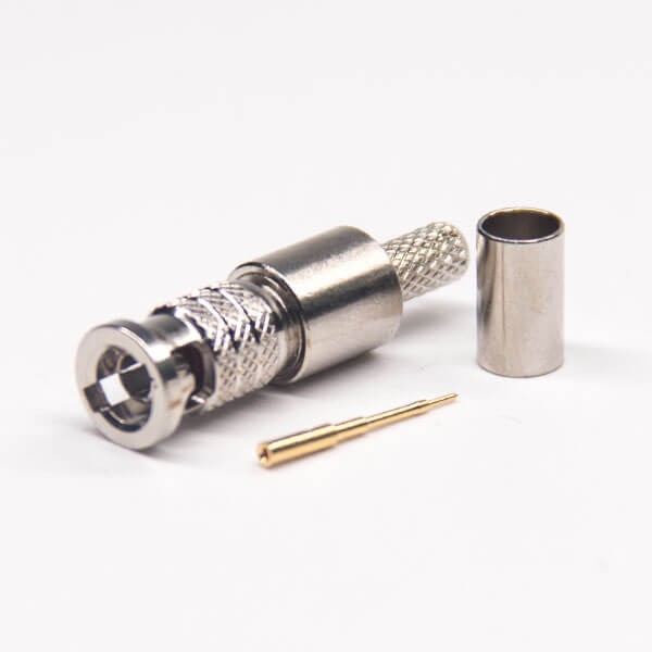 male-bnc-connector-180-degree-crimp-type(3) BNC同轴连接器公头180度直式接线压接