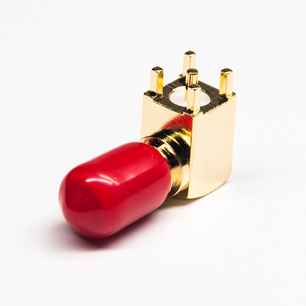 10-1 弯式sma连接器防尘母头加长螺纹插板