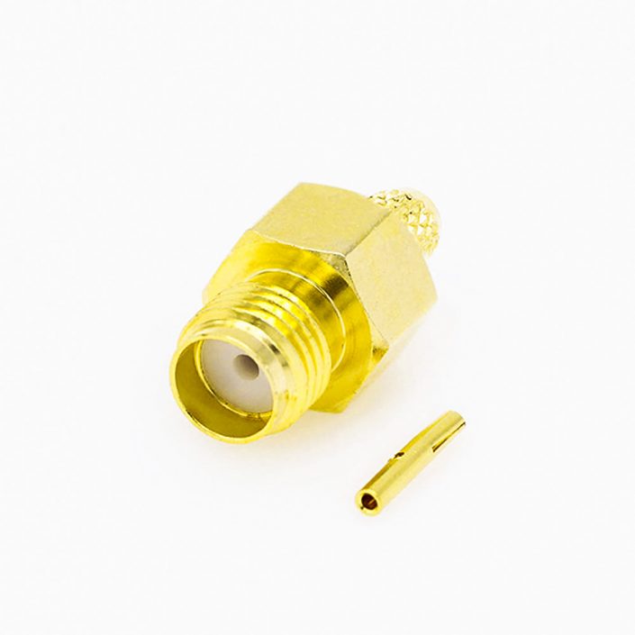 117(6) SMA接线类型连接器SYV-50-2-2母头直式压接