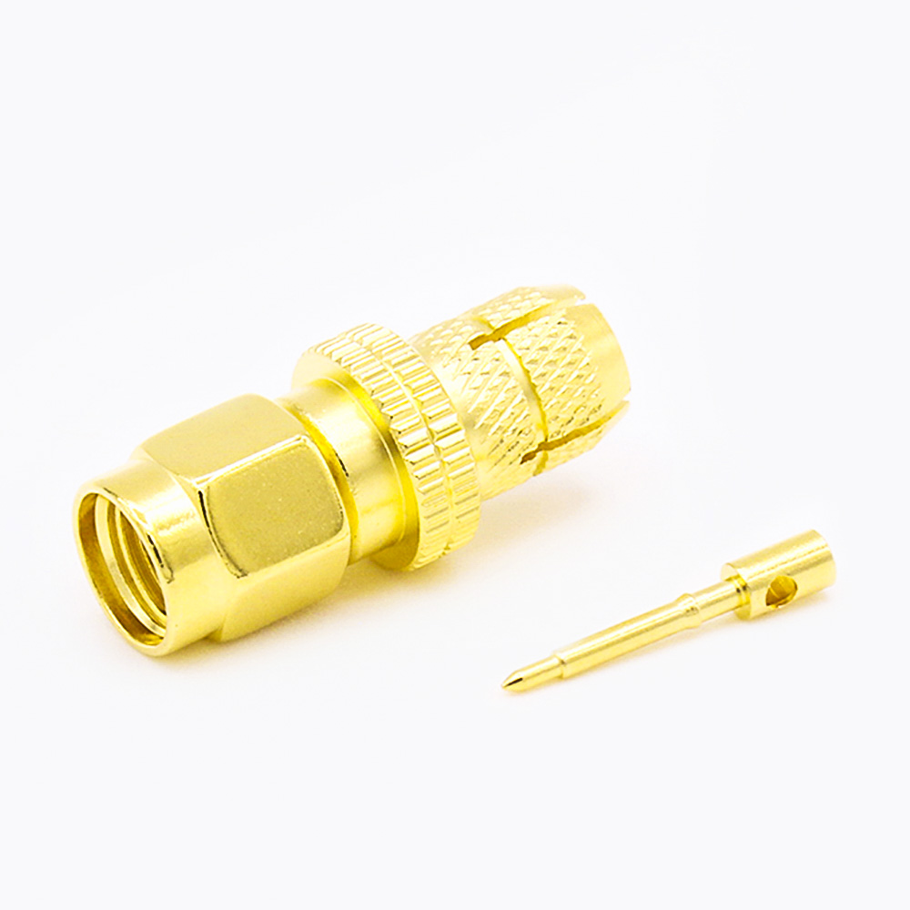 157(8) SMA连接器接线公头直式压接用于LMR300 / 5D-FB