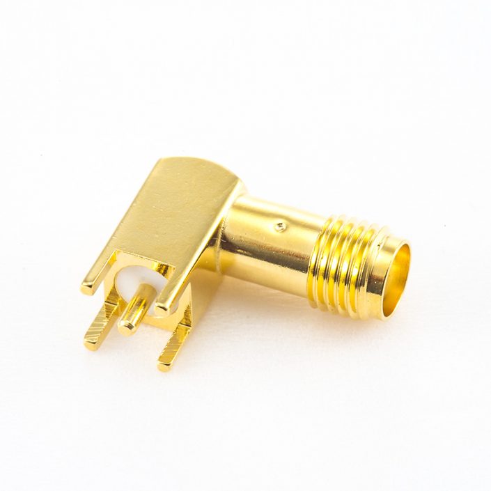193(8) PCB射频连接器SMA弯式母头形插孔