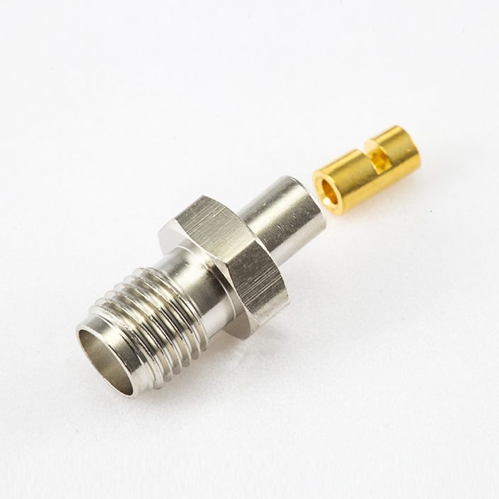 214(7) SMA RG178 / 1.37mm / 1.45mm连接器公头直式压接类型