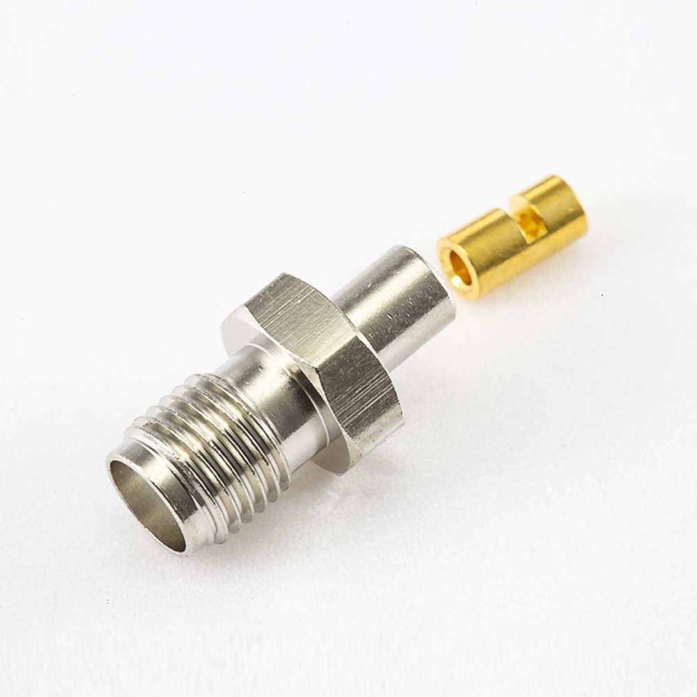 214(7) SMA RG178 / 1.37mm / 1.45mm连接器公头直式压接类型