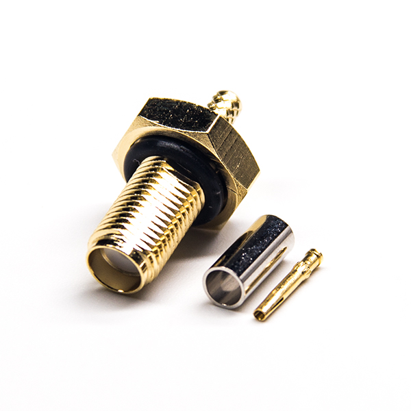 25 直式母头sma接口直式直式带防水圈压接式接线