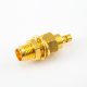 用于RG178 / 1.37mm / 1.45mmSMA连接器母头直式面板安装开天窗焊接式前锁穿墙