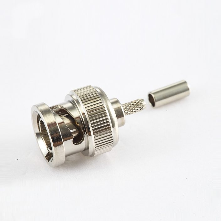 321(5) SYV50-5接线BNC连接器公头180度焊接