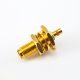 用于RG178 / 1.37mm / 1.45mm接线SMA连接器母头直式前锁穿墙开天窗焊接式