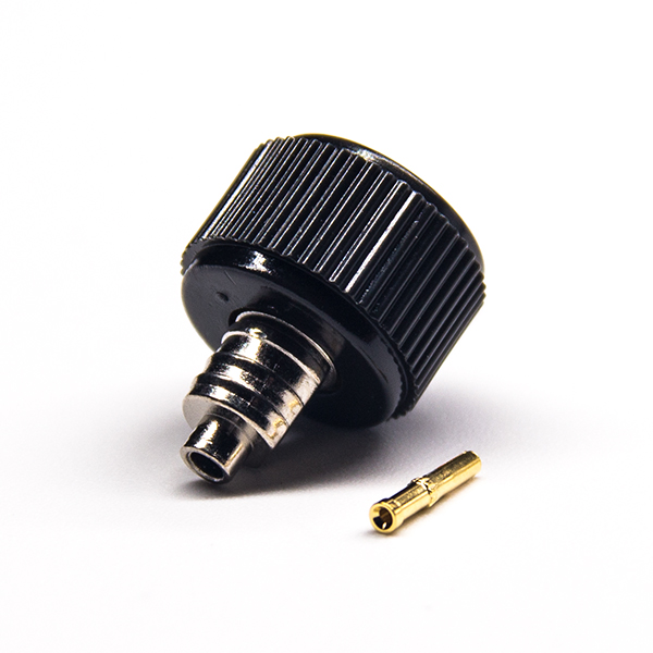 47-1 反极式公头连接器母头针直式焊接接线黑色塑胶外壳