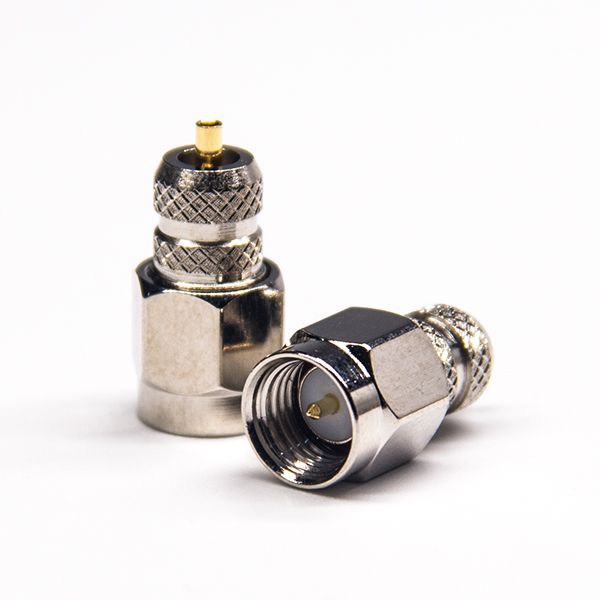 55-5 SMA公头直式连接器焊接式接同轴线缆