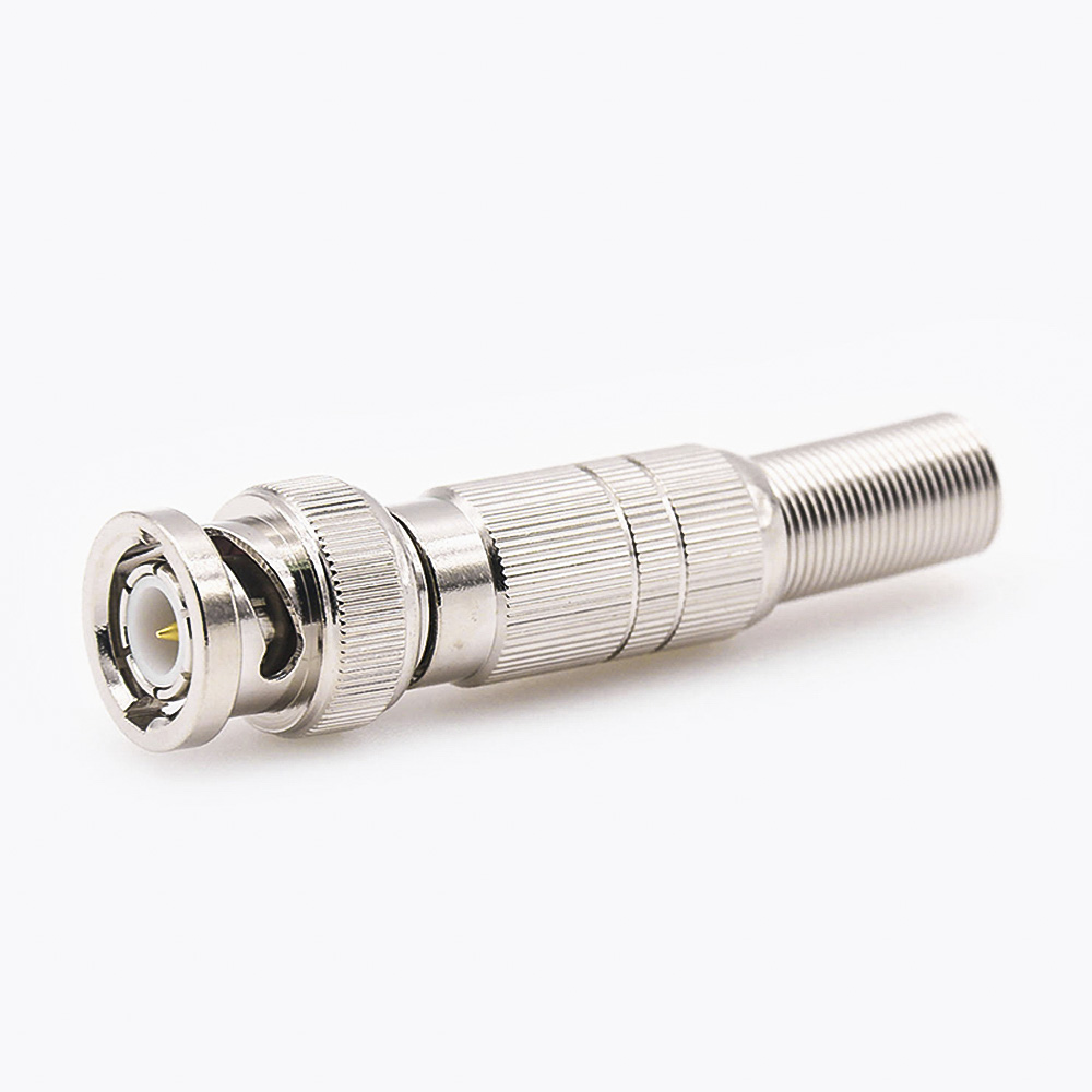 EB-001-0345 带有弹簧连接器用于SYV-50-5-1BNC公头直式焊接