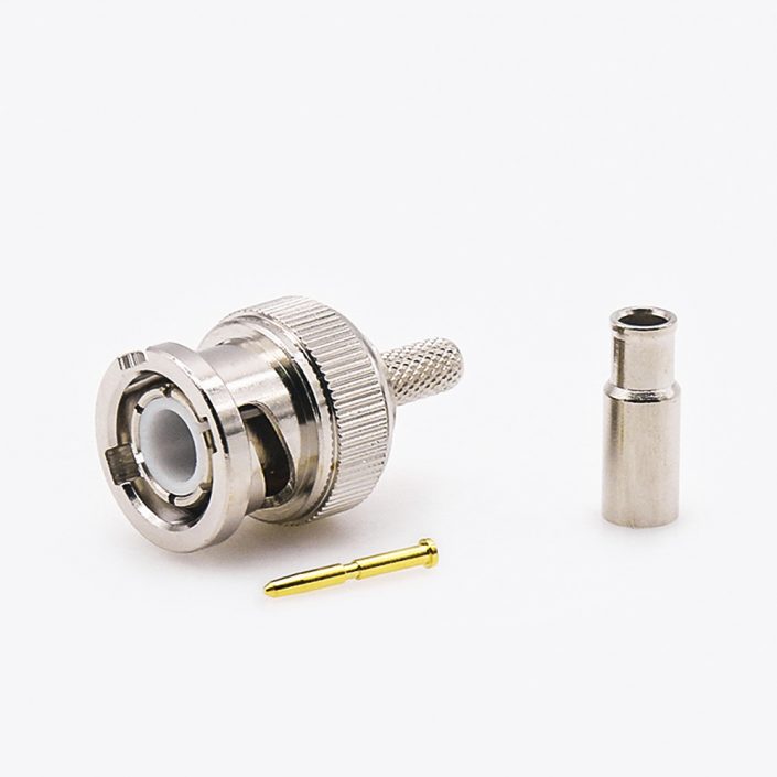 EB-001-0369 BNCRG316RG174/RG316的公头直式连接器接线压接