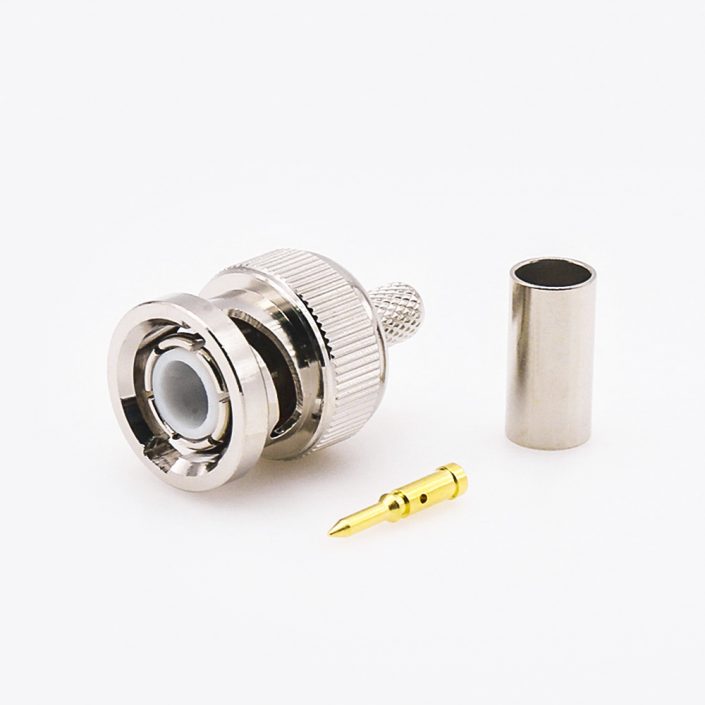 EB-001-0376 BNCRG58直型接线压接器用于RG58/RG142