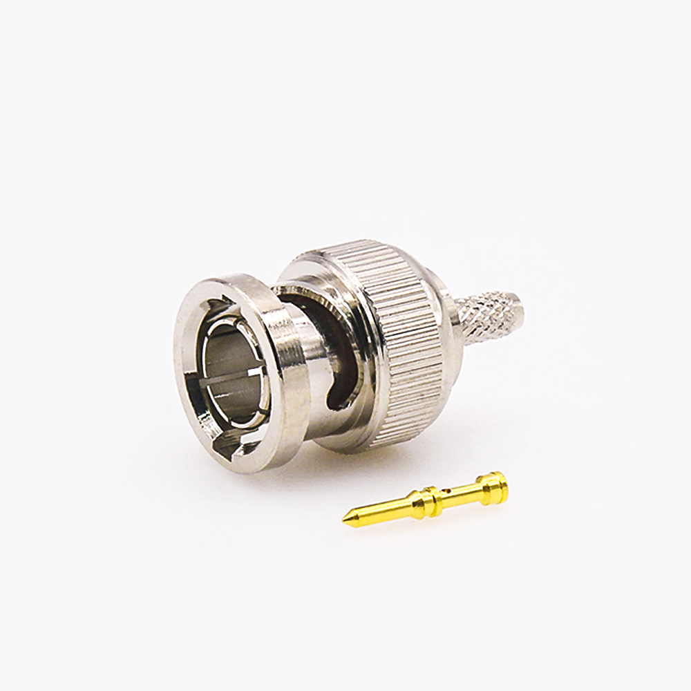 EB-001-0379 SYV-75-4的BNC连接器公头75Ω直式接线压接