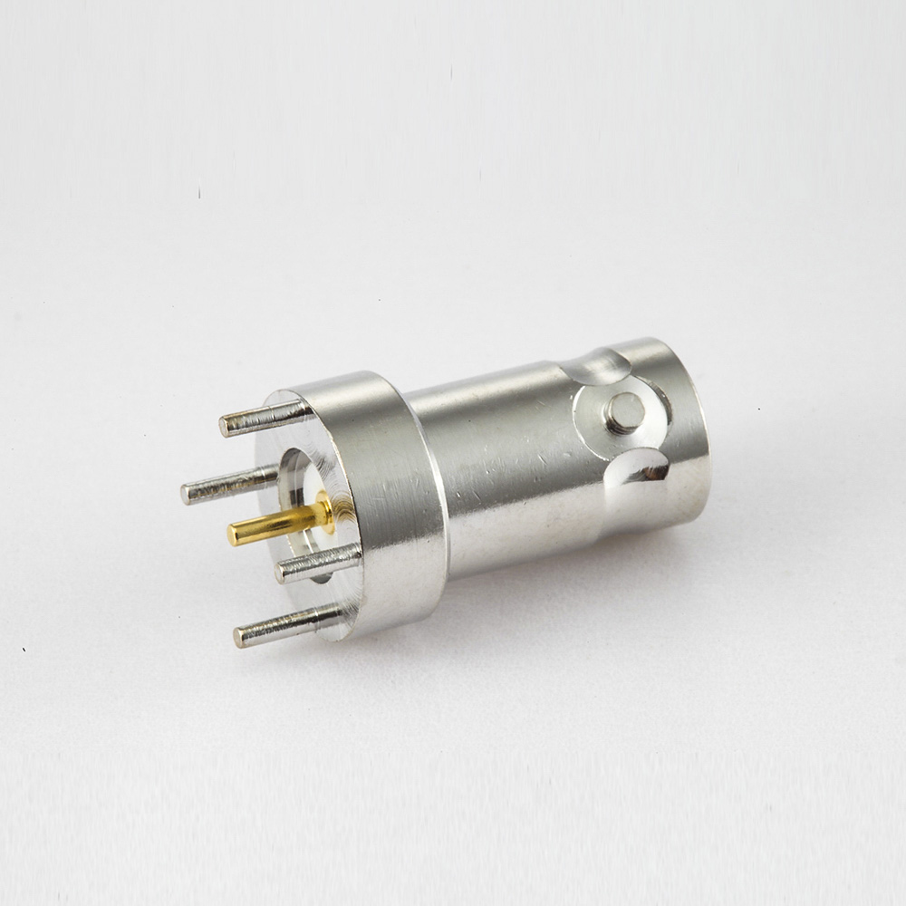 EB-001-0414 BNC连接器50Ω母头直式式PCB安装插孔