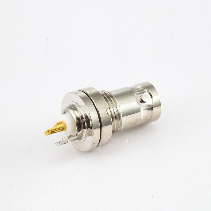 EB-001-0420 BNC50Ω前锁穿墙直型母头接线焊接