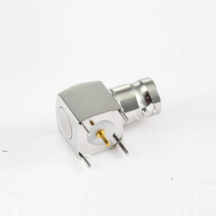 EB-001-0421 插座BNC连接器75Ω弯式PCB安装插孔