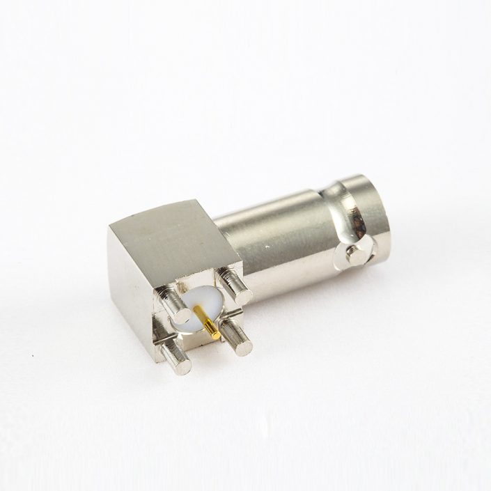 EB-001-0503 BNC母头连接器用于PCB安装弯式插孔75ohm