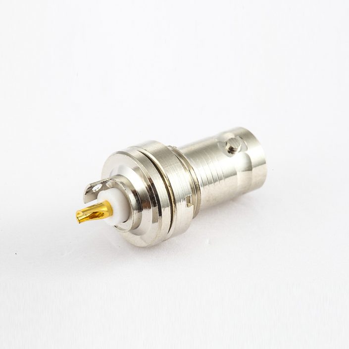 EB-001-0511 BNC连接器焊杯接线母180度面板安装前锁穿墙50ohm