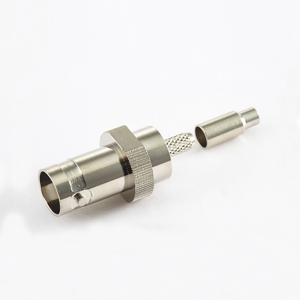 EB-001-0527 RG179BNC连接器RG179/1.5C-2V75Ω母头直式接线压接