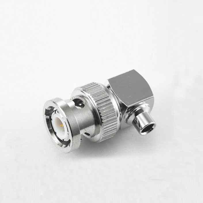 EB-001-0568 BNC弯式连接器公接线焊接用于半柔/半刚-3