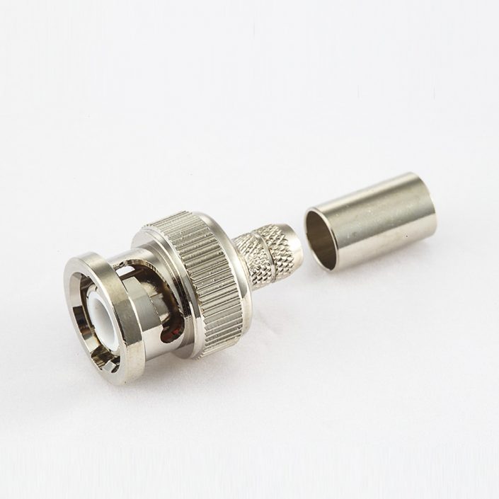 EB-001-0573 半柔性/半刚性3BNC公头直式压接接线