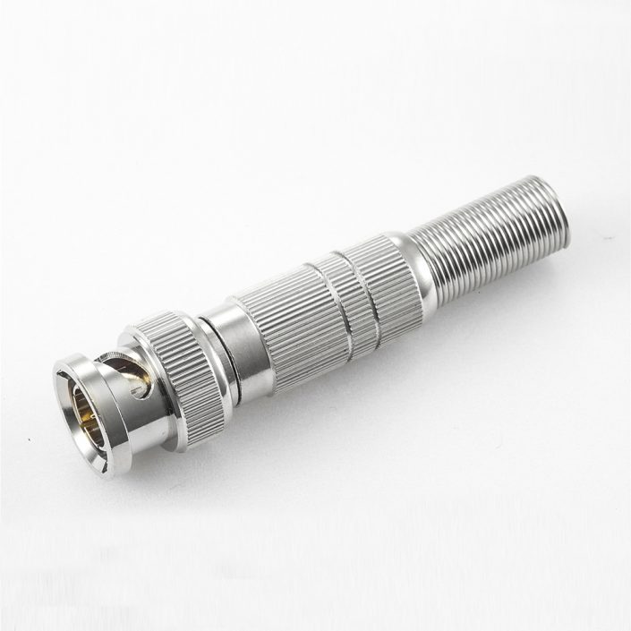 EB-001-0584 BNC连接器RG675Ω公头直式焊接接线弹簧用于RG6/SYV75-5BNC连接器RG675Ω公头直式焊接接线弹簧用于RG6/SYV75-5