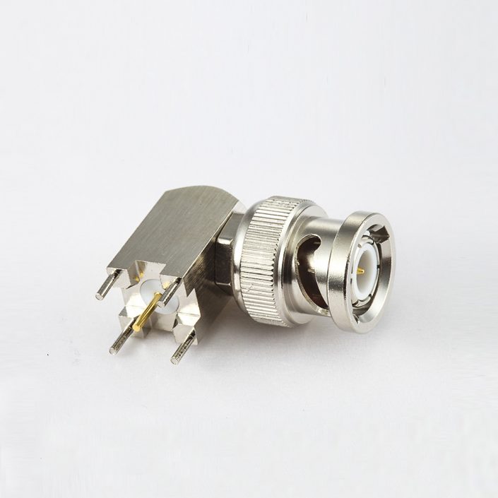 EB-001-0589 BNC公头连接器弯式PCB安装插孔