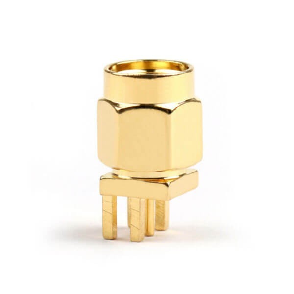 sma-connector-male-straight-for-pcb-mount(1) sma 公头插板连接器直式