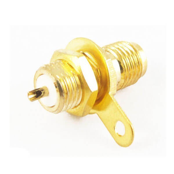sma-connector-panel-mount-female-staight-soder-type-for-cable(1) sma 板端连接器穿墙母头直式焊线