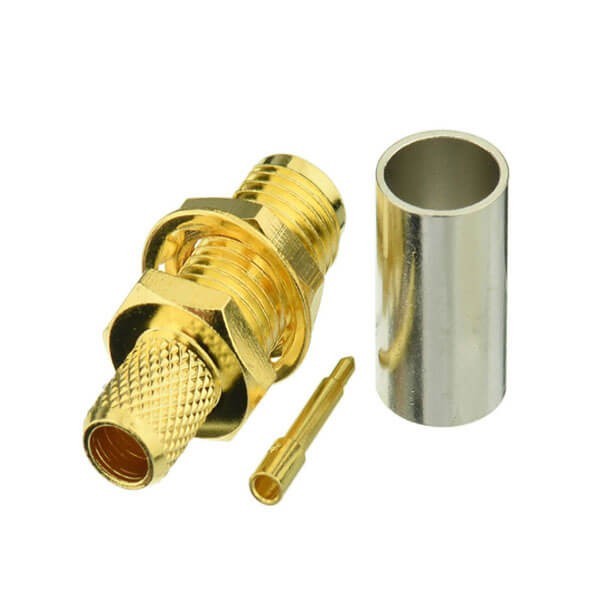 sma-connector-types-female-straight-for-rg8-cable(1) SMA射频同轴连接器母头压接带螺母垫片接RG8线