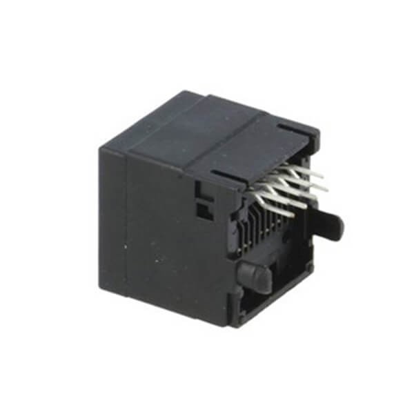 2XEB-500-7066_3 RJ45插座180度灰色塑料母座非屏蔽不带灯