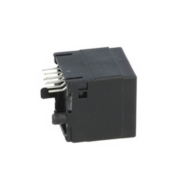 2XEB-500-7066_6 RJ45插座180度灰色塑料母座非屏蔽不带灯