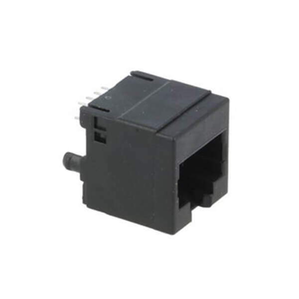 2XEB-500-7066_7 RJ45插座180度灰色塑料母座非屏蔽不带灯