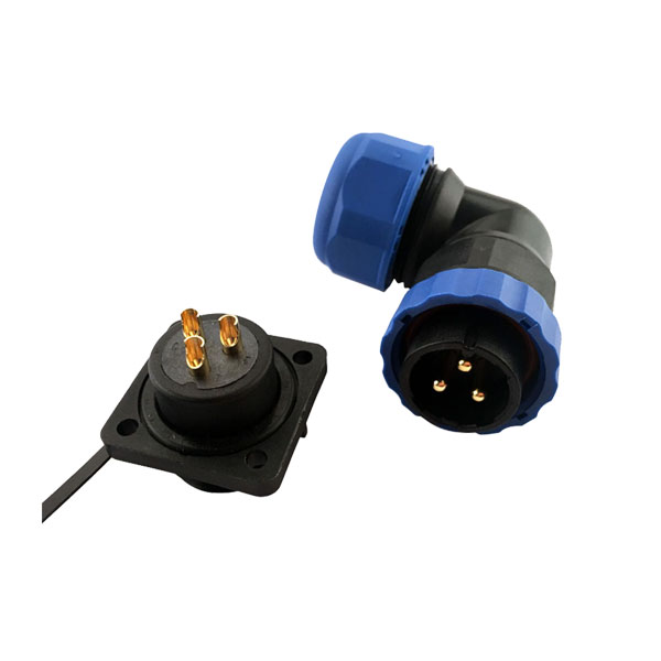 3 SP2110系列航空插头 10芯弯式插头